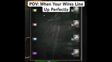 [EN] POV: When Your Wires In Bite By Night Line Up!! ???? #shorts #fnaf #roblox