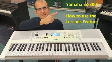 [EN] Yamaha PSR-EZ300 Keyboard | How to use the Lessons Feature | Rimmers Music